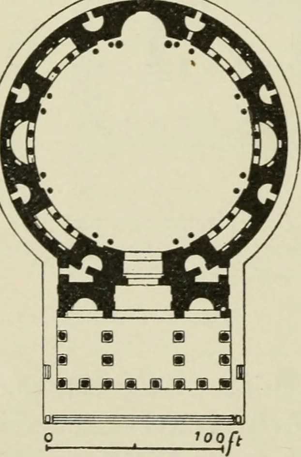 An illustration from A text-book of the history of architecture, 1904, leaf 127