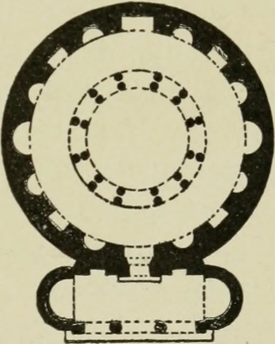 An illustration from A text-book of the history of architecture, 1904, leaf 144