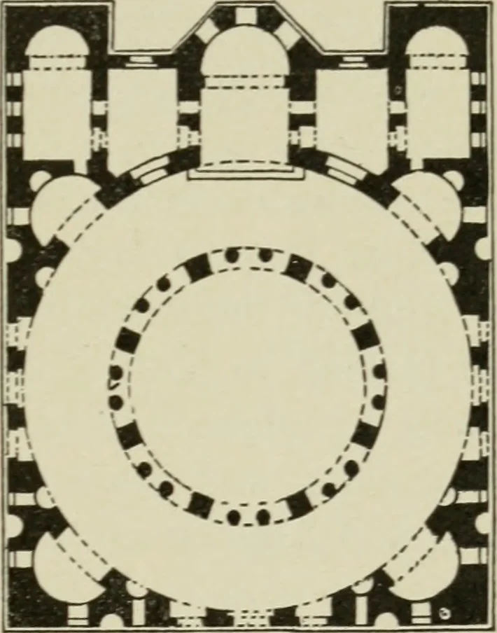 An illustration from A text-book of the history of architecture, 1904, leaf 150