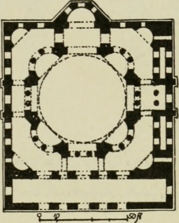 An illustration from A text-book of the history of architecture, 1904, leaf 160