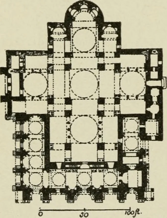An illustration from A text-book of the history of architecture, 1904, leaf 165