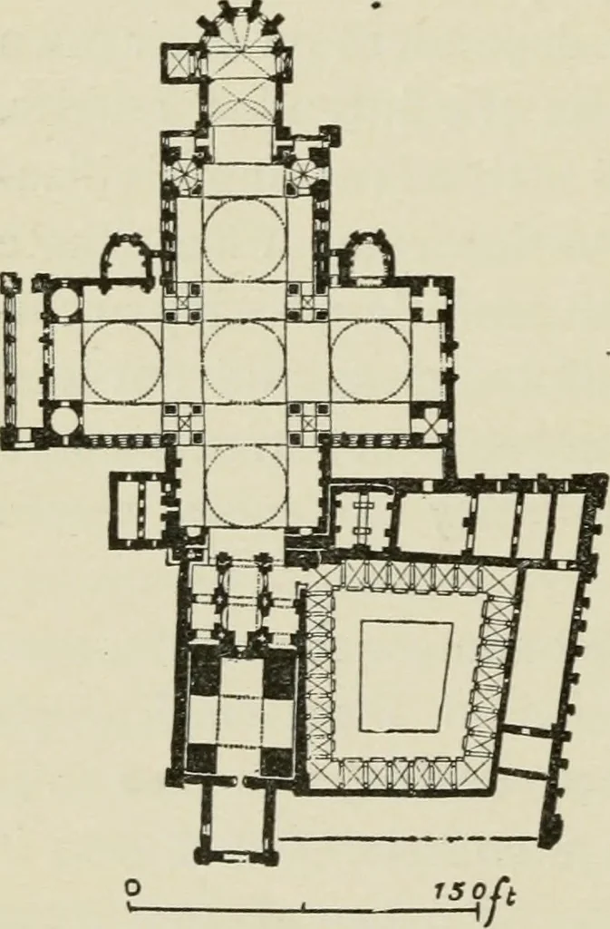 An illustration from A text-book of the history of architecture, 1904, leaf 197