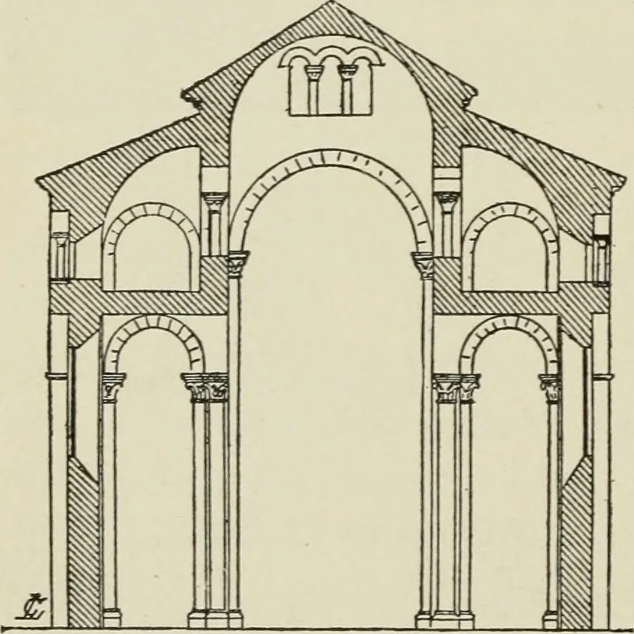 An illustration from A text-book of the history of architecture, 1904, leaf 199