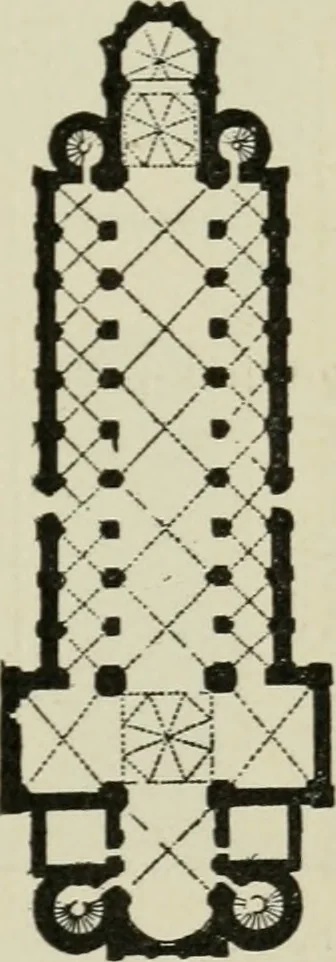 An illustration from A text-book of the history of architecture, 1904, leaf 206