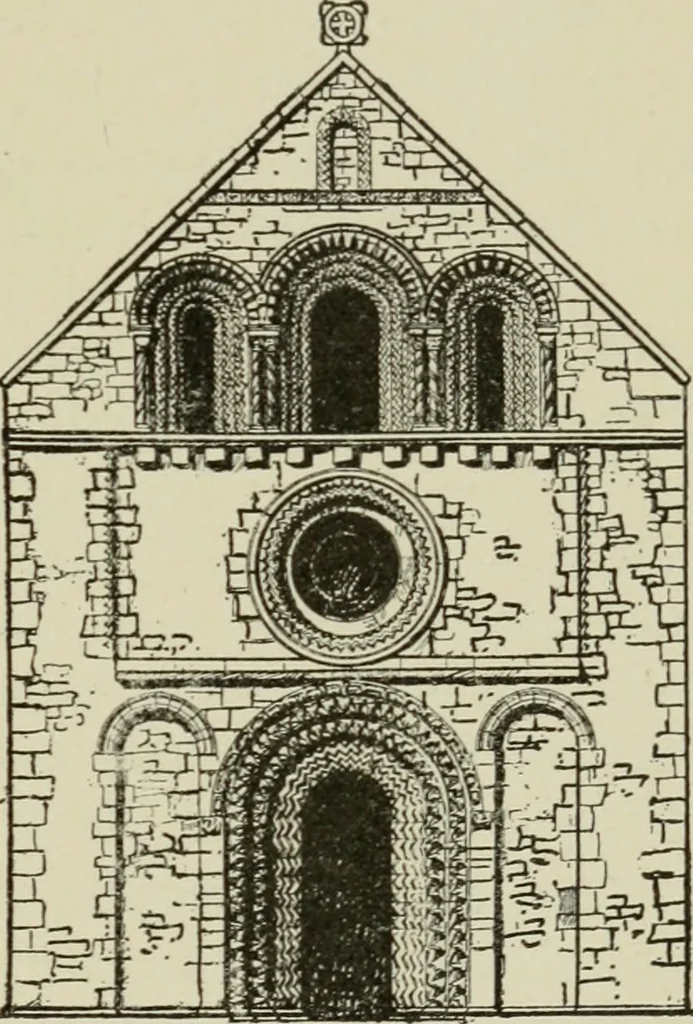 An illustration from A text-book of the history of architecture, 1904, leaf 212