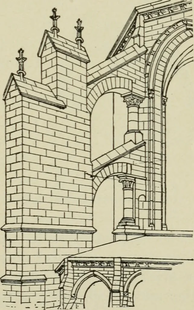 An illustration from A text-book of the history of architecture, 1904, leaf 218