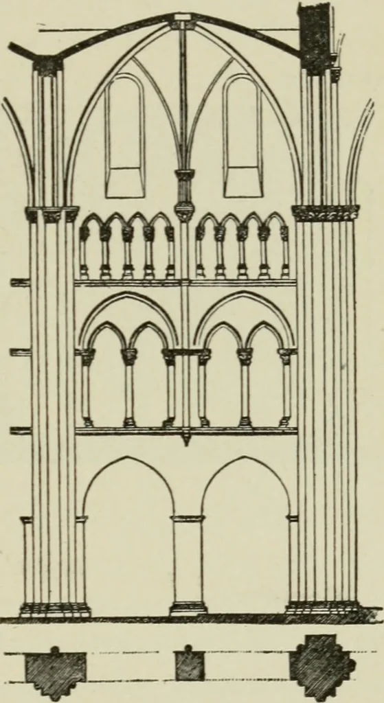 An illustration from A text-book of the history of architecture, 1904, leaf 272