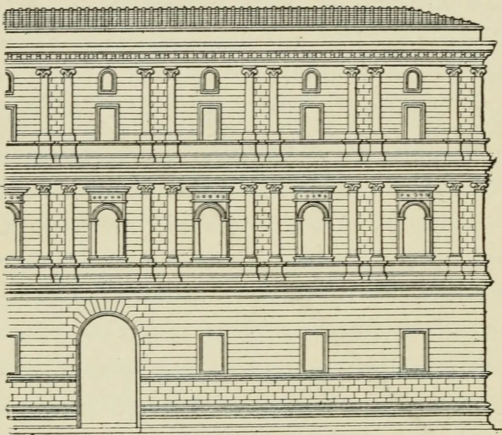 An illustration from A text-book of the history of architecture, 1904, leaf 323
