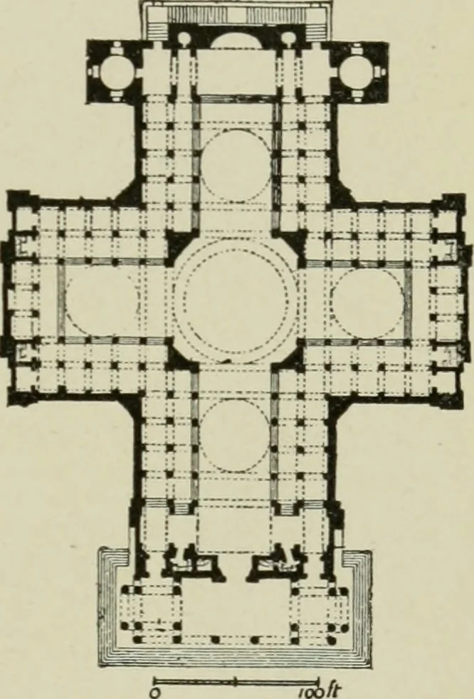 An illustration from A text-book of the history of architecture, 1904, leaf 394