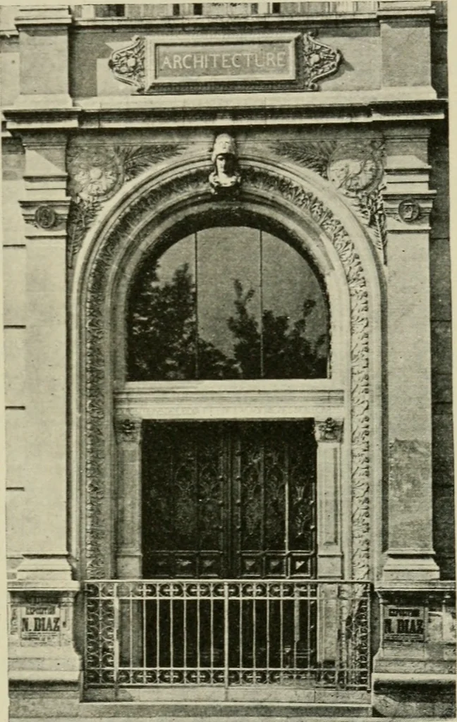 An illustration from A text-book of the history of architecture, 1904, leaf 398
