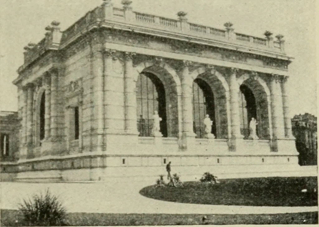 An illustration from A text-book of the history of architecture, 1904, leaf 408