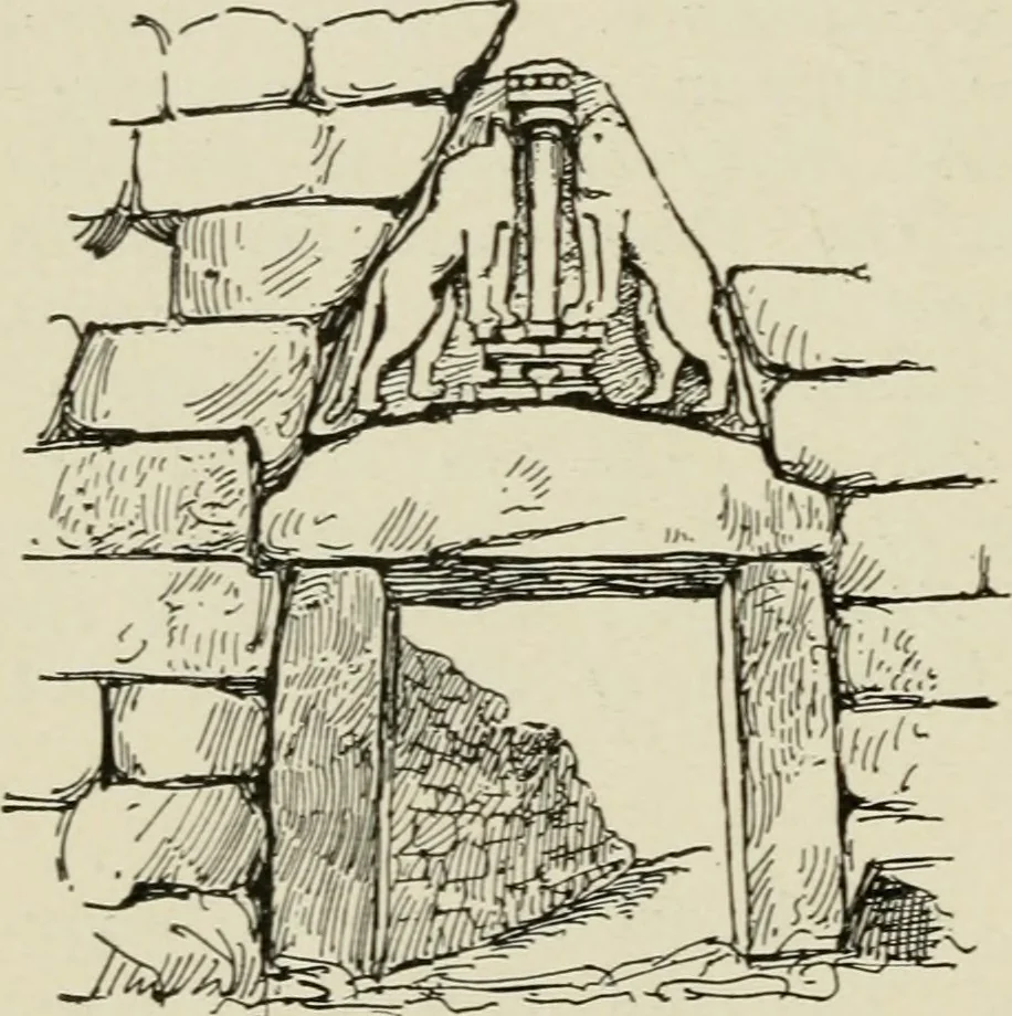 An illustration from A text-book of the history of architecture, 1904, leaf 77