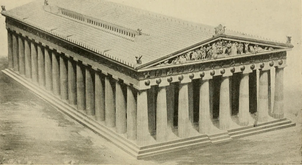 An illustration from A text-book of the history of architecture, 1904, leaf 9