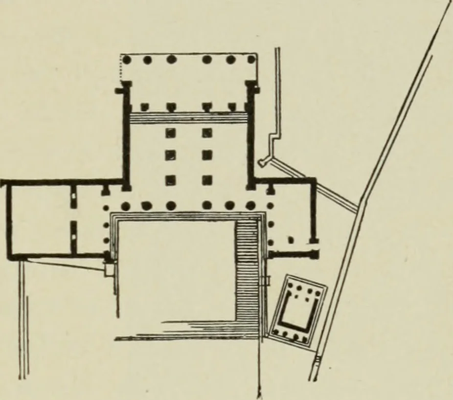 An illustration from A text-book of the history of architecture, 1904, leaf 98