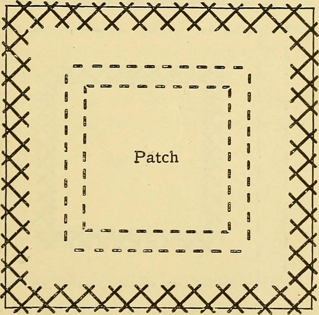 An illustration from A text-book of needlework, knitting and cutting out : with methods of teaching, 1893, leaf 136