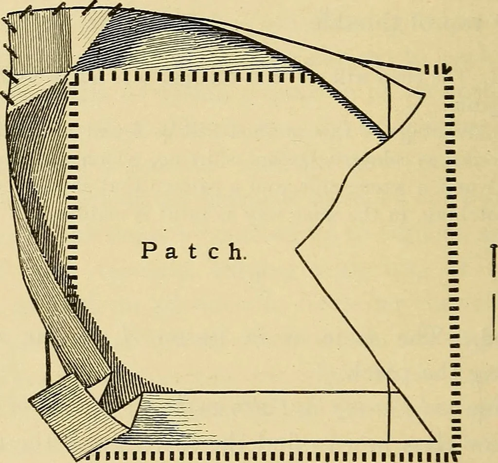 An illustration from A text-book of needlework, knitting and cutting out : with methods of teaching, 1893, leaf 165