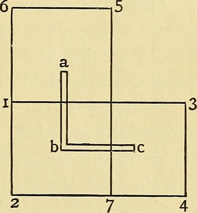 An illustration from A text-book of needlework, knitting and cutting out : with methods of teaching, 1893, leaf 204