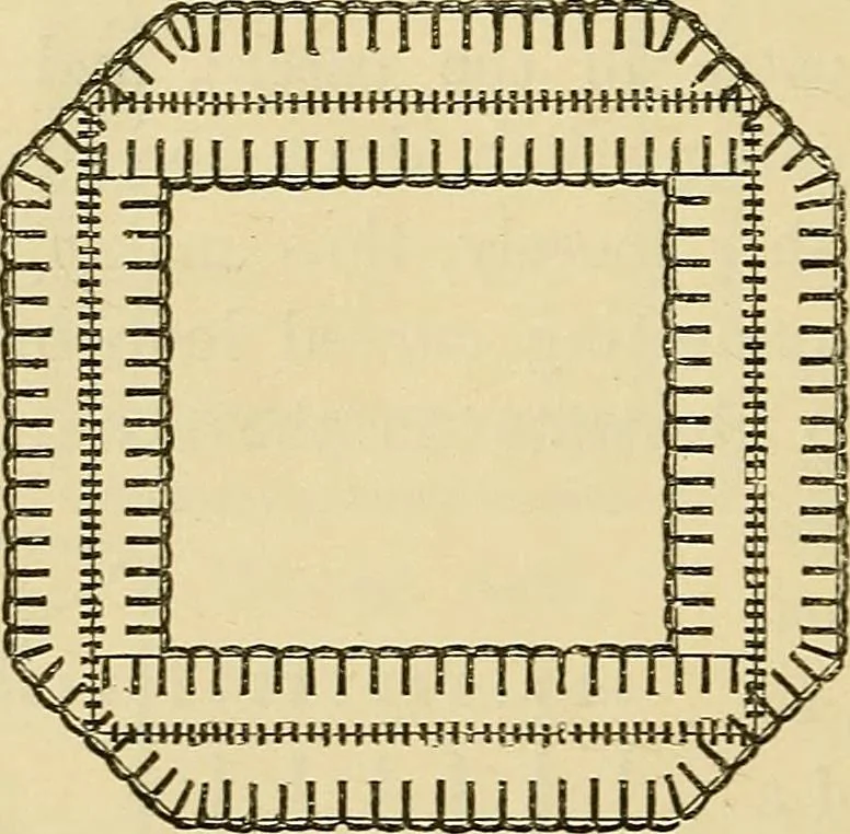 An illustration from A text-book of needlework, knitting and cutting out : with methods of teaching, 1893, leaf 209