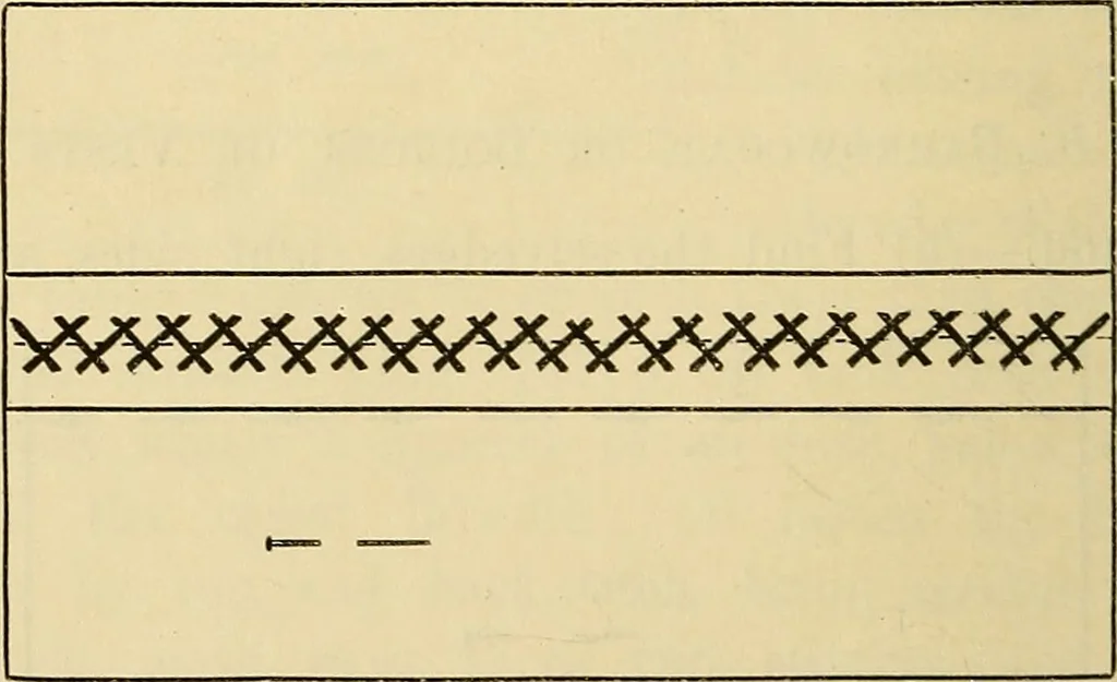 An illustration from A text-book of needlework, knitting and cutting out : with methods of teaching, 1893, leaf 233