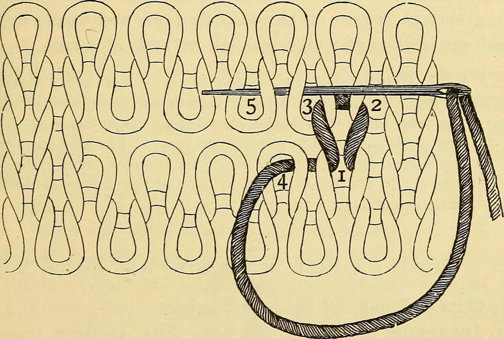 An illustration from A text-book of needlework, knitting and cutting out : with methods of teaching, 1893, leaf 256
