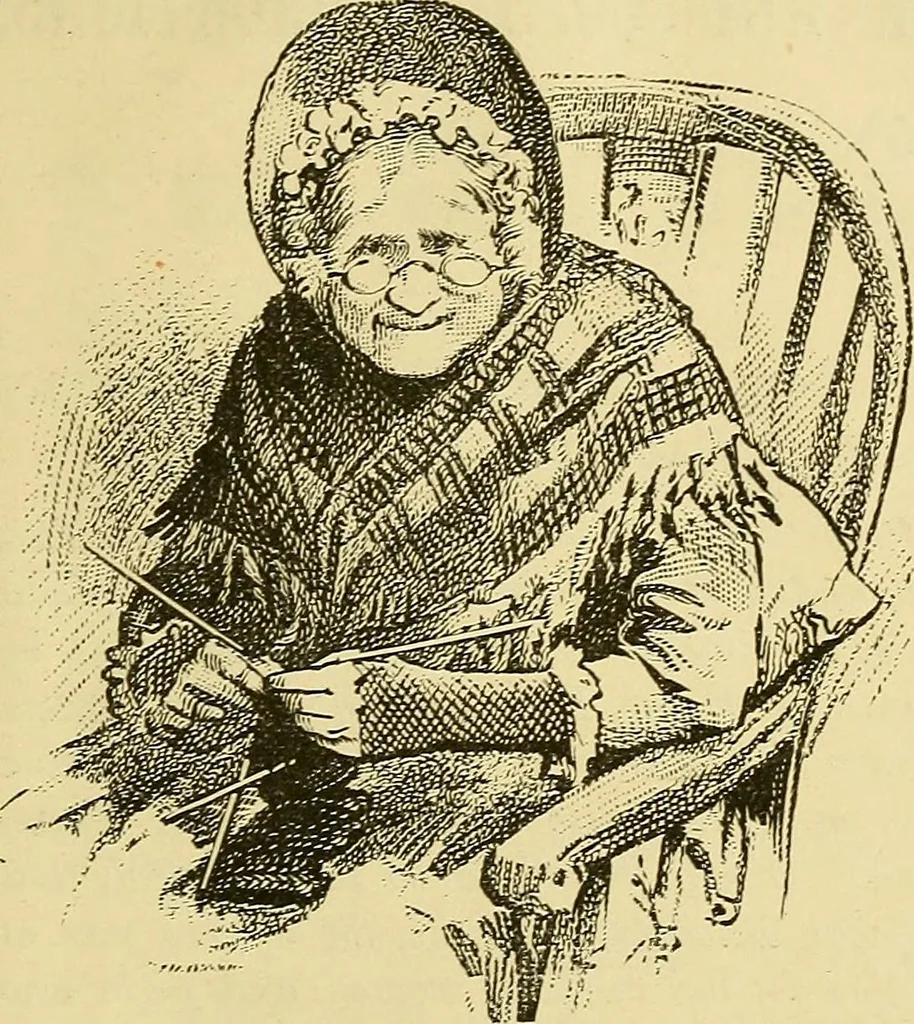An illustration from A text-book of needlework, knitting and cutting out : with methods of teaching, 1893, leaf 476