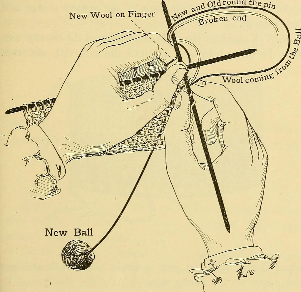 An illustration from A text-book of needlework, knitting and cutting out : with methods of teaching, 1893, leaf 84
