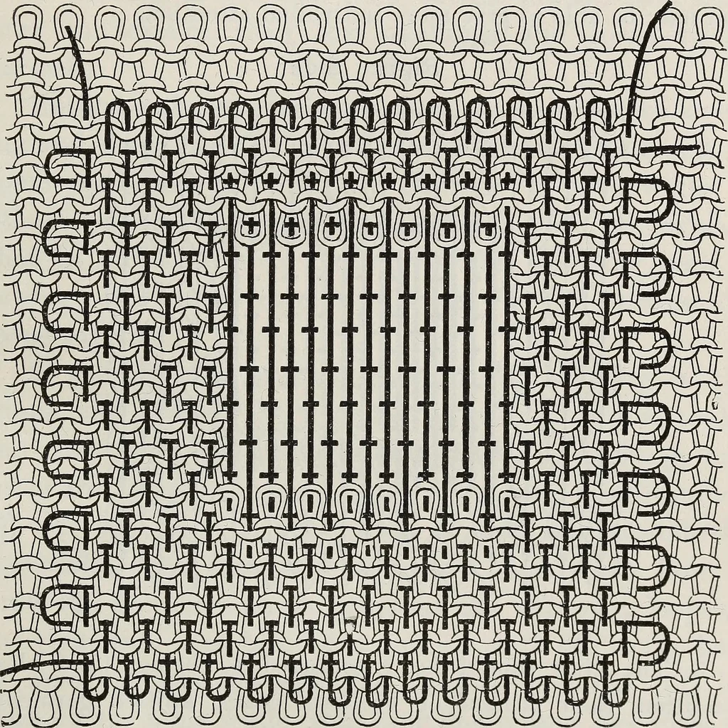 An illustration from A text-book of needlework, knitting, and cutting out : with methods of teaching, 1893, leaf 172