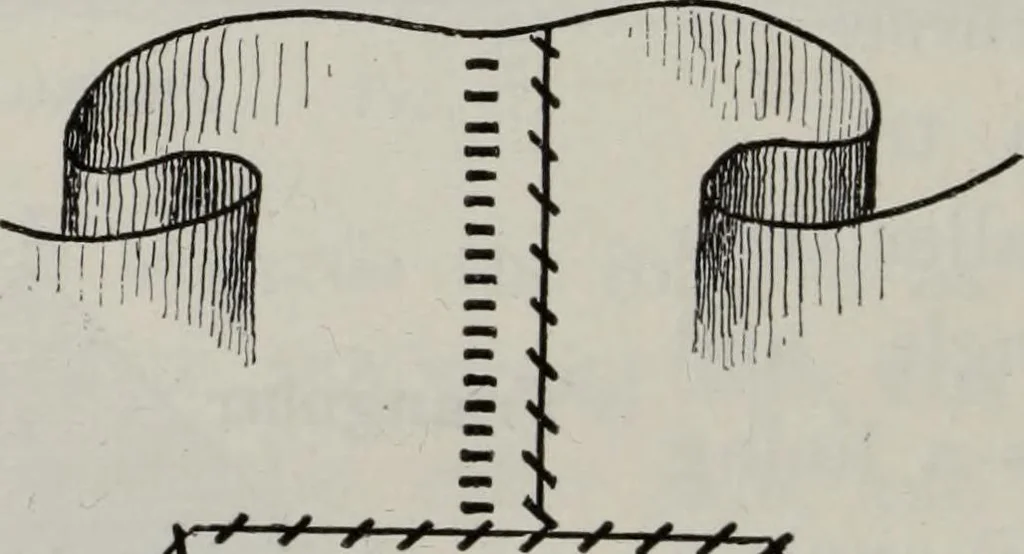 An illustration from A text-book of needlework, knitting, and cutting out : with methods of teaching, 1893, leaf 213