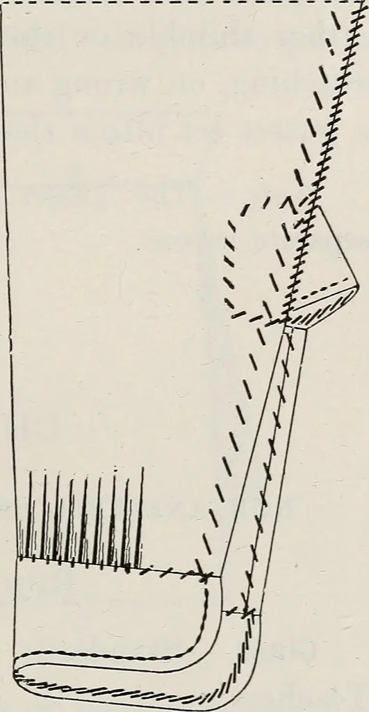 An illustration from A text-book of needlework, knitting, and cutting out : with methods of teaching, 1893, leaf 214
