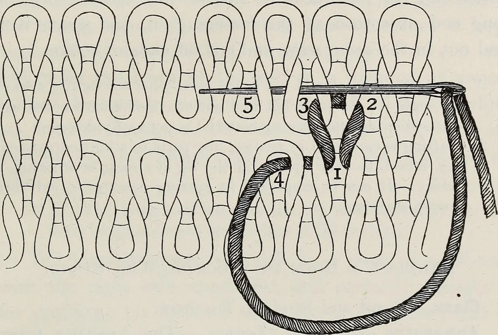 An illustration from A text-book of needlework, knitting, and cutting out : with methods of teaching, 1893, leaf 260
