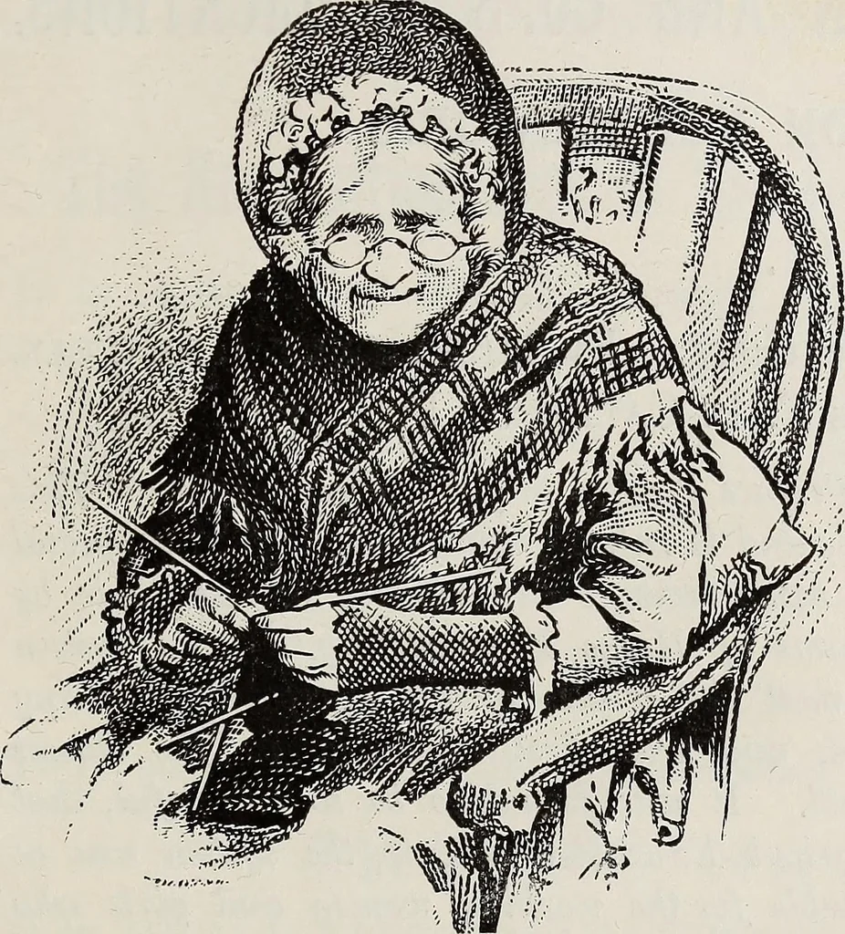 An illustration from A text-book of needlework, knitting, and cutting out : with methods of teaching, 1893, leaf 480