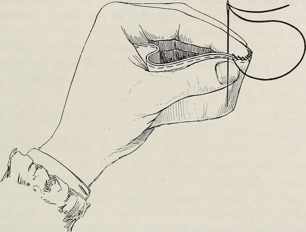 An illustration from A text-book of needlework, knitting, and cutting out : with methods of teaching, 1893, leaf 68