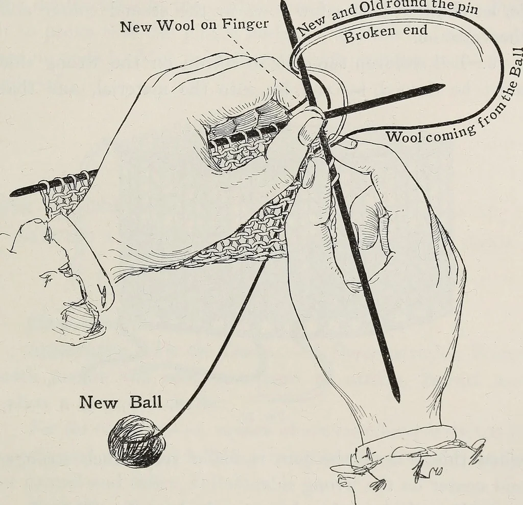 An illustration from A text-book of needlework, knitting, and cutting out : with methods of teaching, 1893, leaf 84