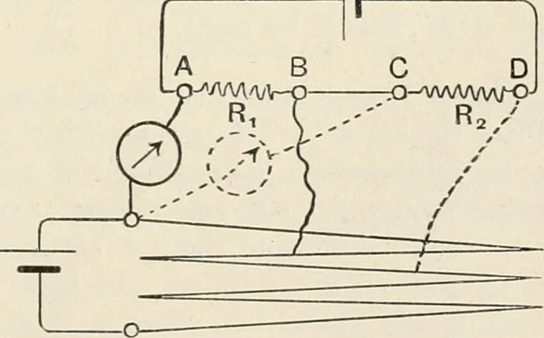 An illustration from A text book of physics, for the use of students of science and engineering, 1918, leaf 918