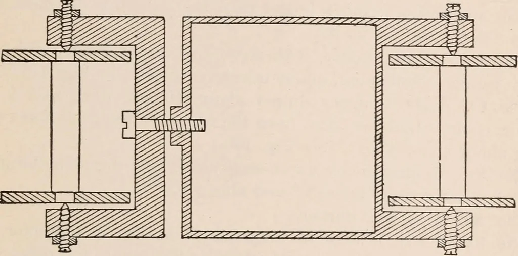 An illustration from A text-book of physics, largely experimental. On the Harvard college "Descriptive list of elementary physical experiments.", 1891, leaf 570