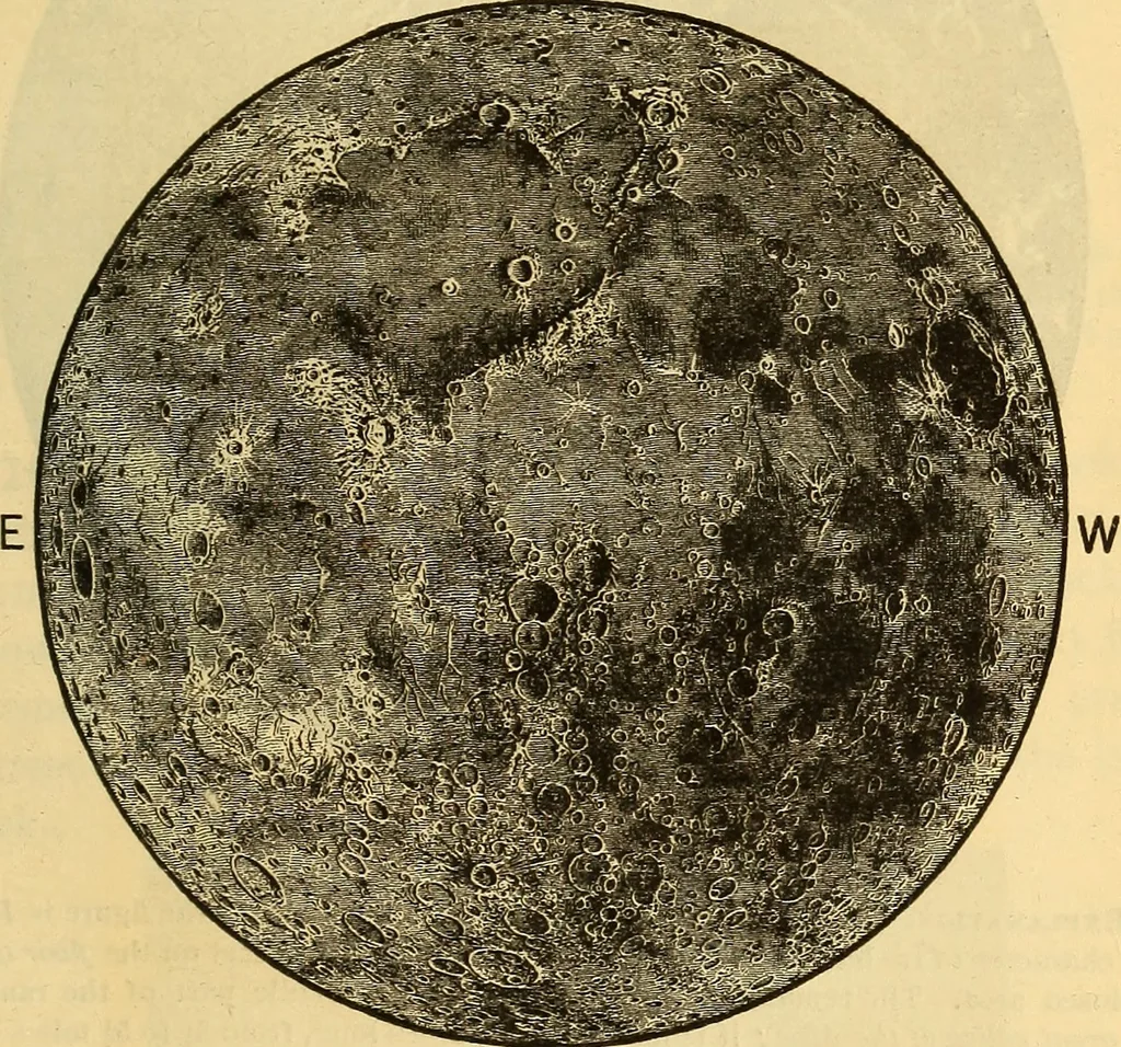 An illustration from Text-book of popular astronomy .., 1883, leaf 136