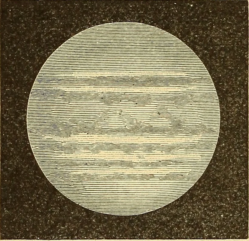 An illustration from Text-book of popular astronomy .., 1883, leaf 249