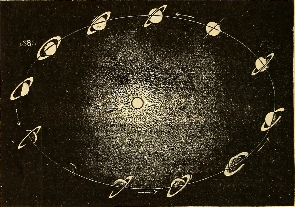 An illustration from Text-book of popular astronomy .., 1883, leaf 263