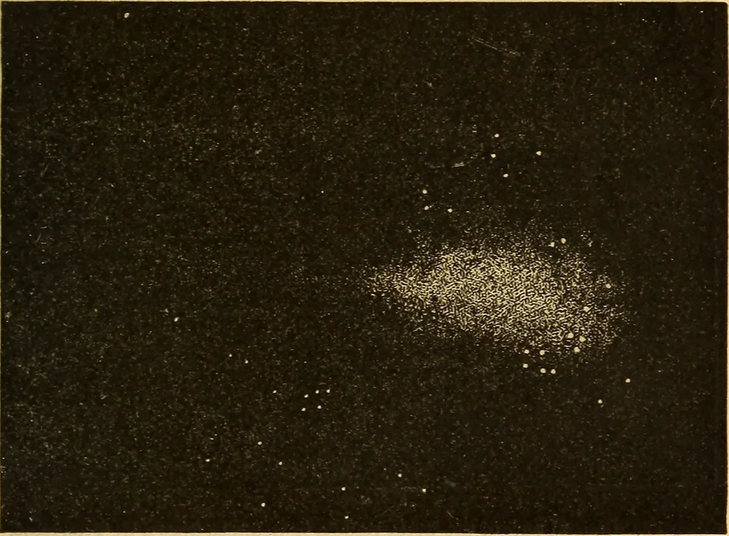 An illustration from Text-book of popular astronomy .., 1883, leaf 54