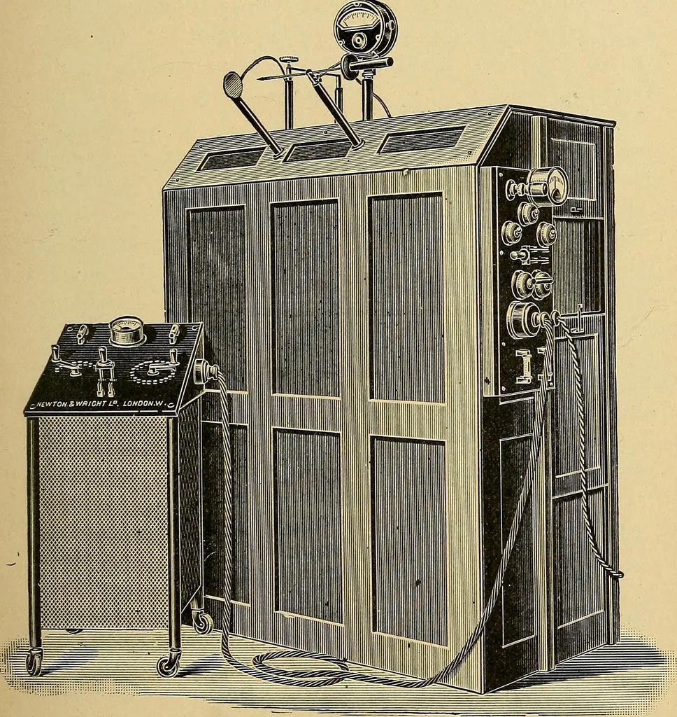 An illustration from A text-book of radiology, 1915, leaf 88