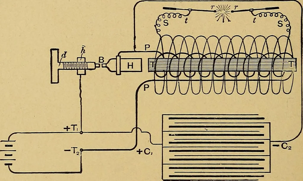 An illustration from A text-book of radiology, 1915, leaf 91