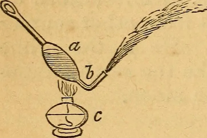 An illustration from A text-book on chemistry. For the use of schools and colleges, 1866, leaf 101