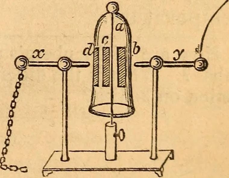 An illustration from A text-book on chemistry. For the use of schools and colleges, 1866, leaf 144