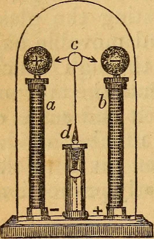 An illustration from A text-book on chemistry. For the use of schools and colleges, 1866, leaf 155