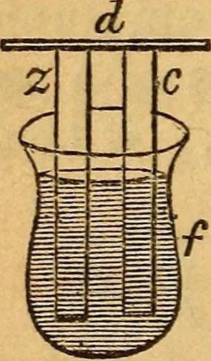 An illustration from A text-book on chemistry. For the use of schools and colleges, 1866, leaf 161