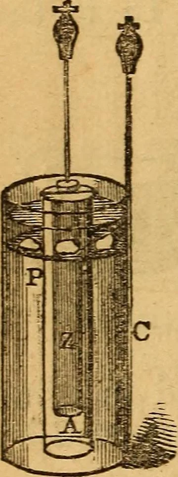 An illustration from A text-book on chemistry. For the use of schools and colleges, 1866, leaf 165