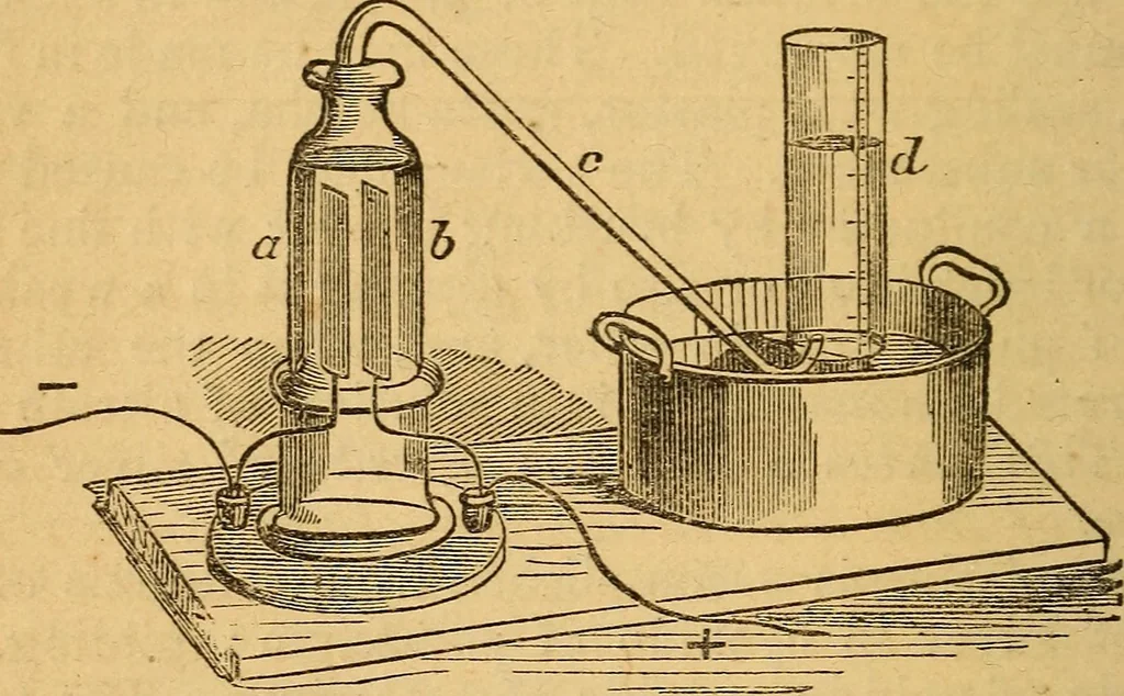 An illustration from A text-book on chemistry. For the use of schools and colleges, 1866, leaf 177