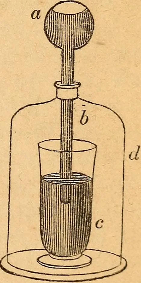 An illustration from A text-book on chemistry. For the use of schools and colleges, 1866, leaf 18