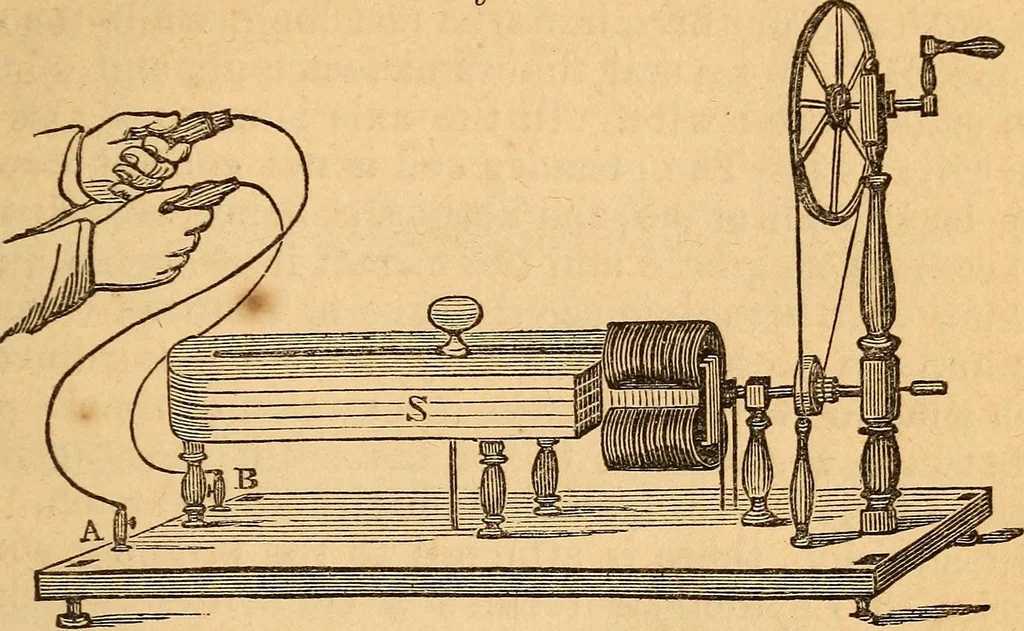 An illustration from A text-book on chemistry. For the use of schools and colleges, 1866, leaf 194
