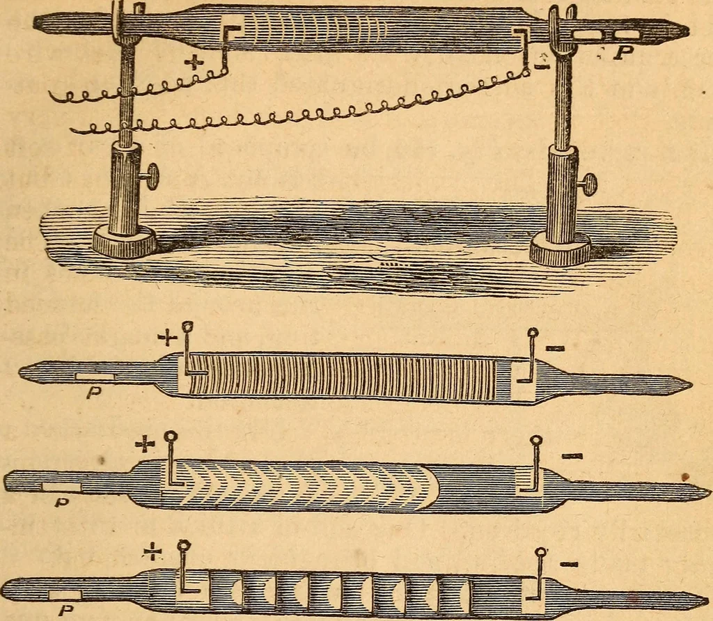 An illustration from A text-book on chemistry. For the use of schools and colleges, 1866, leaf 196